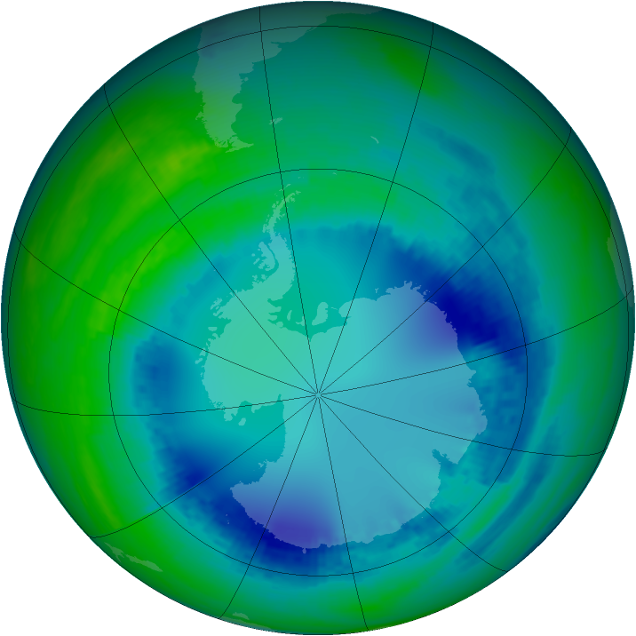 Ozone Map 2003-08-11